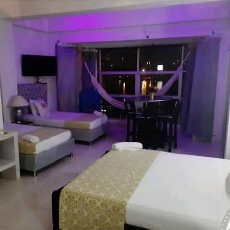 Mr1-2g Basico Cerca Al Mar Con Aire Acondicionado Y Wifi 4 Personas Apartamento Cartagena